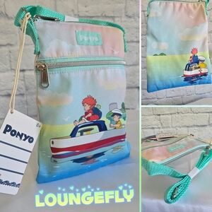 Loungefly Ponyo Crossbody Bag Studio Ghibli Sosuke Boat Ride Magic Journey New